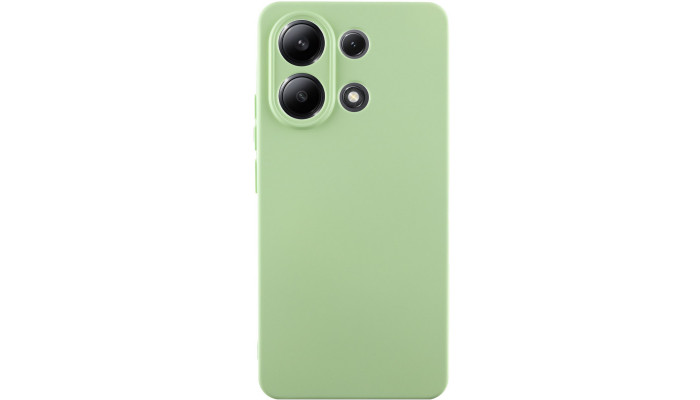 Чехол Silicone Cover Lakshmi Full Camera (AA) для Xiaomi Redmi Note 13 4G Зеленый / Pistachio - фото