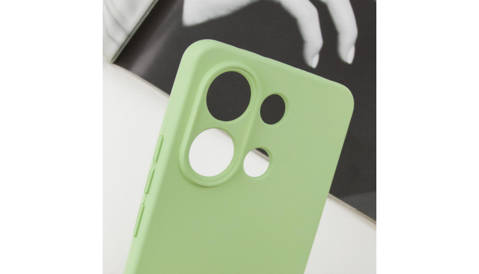 Чехол Silicone Cover Lakshmi Full Camera (AA) для Xiaomi Redmi Note 13 4G Зеленый / Pistachio - фото