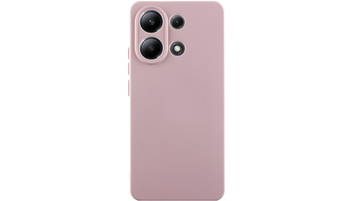 Чохол Silicone Cover Lakshmi Full Camera (AA) для Xiaomi Redmi Note 13 4G Рожевий / Pink Sand - фото