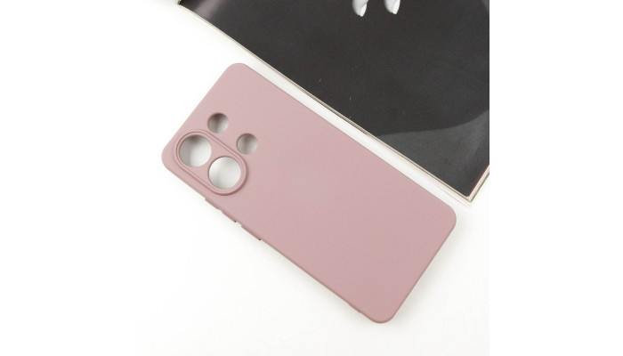 Чехол Silicone Cover Lakshmi Full Camera (AA) для Xiaomi Redmi Note 13 4G Розовый / Pink Sand - фото