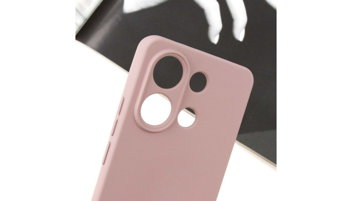 Чехол Silicone Cover Lakshmi Full Camera (AA) для Xiaomi Redmi Note 13 4G Розовый / Pink Sand - фото