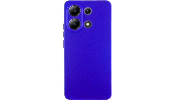 Чехол Silicone Cover Lakshmi Full Camera (AA) для Xiaomi Redmi Note 13 4G Синий / Iris - фото