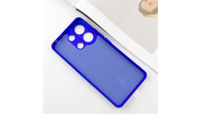 Чехол Silicone Cover Lakshmi Full Camera (AA) для Xiaomi Redmi Note 13 4G Синий / Iris - фото