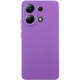 Чохол Silicone Cover Lakshmi Full Camera (AA) для Xiaomi Redmi Note 13 4G Фіолетовий / Purple - фото