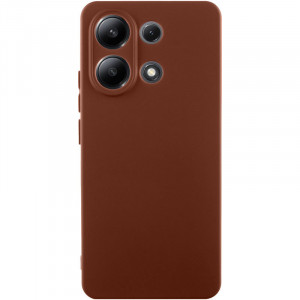 Чехол Silicone Cover Lakshmi Full Camera (AA) для Xiaomi Redmi Note 13 4G Коричневый / Brown