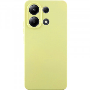 Чехол Silicone Cover Lakshmi Full Camera (AA) для Xiaomi Redmi Note 13 4G Желтый / Mellow Yellow