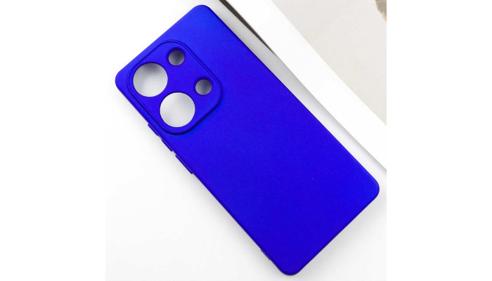 Чехол Silicone Cover Lakshmi Full Camera (AA) для Xiaomi Redmi Note 13 Pro 4G / Poco M6 Pro 4G Синий / Iris - фото