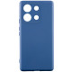 Чохол Silicone Cover Lakshmi Full Camera (AA) для Xiaomi Redmi Note 13 Pro 4G / Poco M6 Pro 4G Синій / Navy Blue - фото