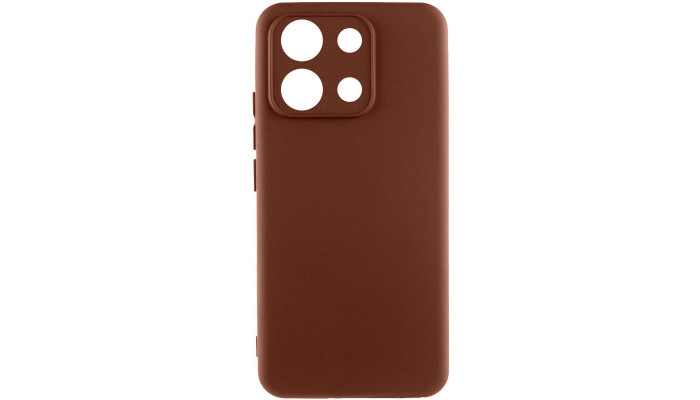 Чохол Silicone Cover Lakshmi Full Camera (AA) для Xiaomi Redmi Note 13 Pro 4G / Poco M6 Pro 4G Коричневий / Brown - фото