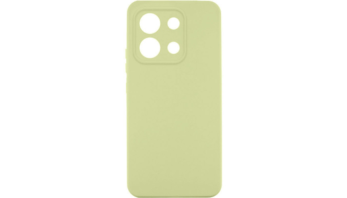 Чехол Silicone Cover Lakshmi Full Camera (AA) для Xiaomi Redmi Note 13 Pro 4G / Poco M6 Pro 4G Желтый / Mellow Yellow - фото