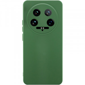 Чохол Silicone Cover Lakshmi Full Camera (AA) для Xiaomi 14 Ultra Зелений / Dark green