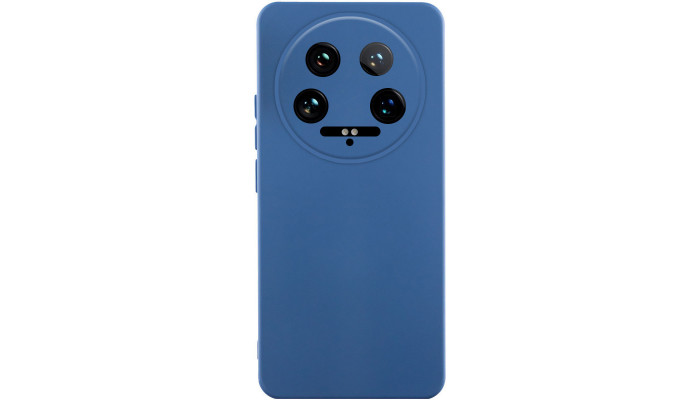 Чохол Silicone Cover Lakshmi Full Camera (AA) для Xiaomi 14 Ultra Синій / Navy Blue - фото