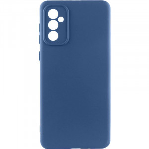 Чехол Silicone Cover Lakshmi Full Camera (AA) для Samsung Galaxy A35 Синий / Navy Blue