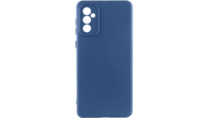 Чехол Silicone Cover Lakshmi Full Camera (AA) для Samsung Galaxy A35 Синий / Navy Blue - фото