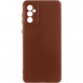 Чохол Silicone Cover Lakshmi Full Camera (AA) для Samsung Galaxy A35 Коричневий / Brown