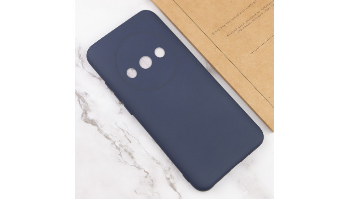 Чохол Silicone Cover Lakshmi Full Camera (AA) для Xiaomi Redmi A3 Синій / Midnight Blue - фото