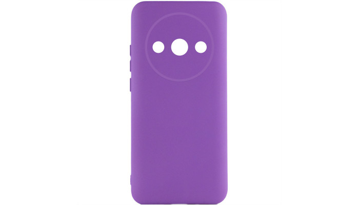 Чохол Silicone Cover Lakshmi Full Camera (AA) для Xiaomi Redmi A3 Фіолетовий / Purple - фото