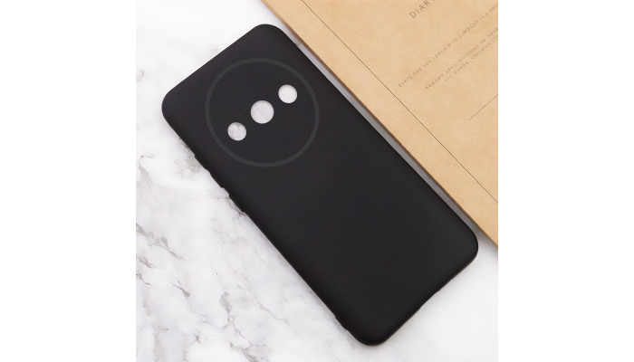 Чохол Silicone Cover Lakshmi Full Camera (AA) для Xiaomi Redmi A3 Чорний / Black - фото