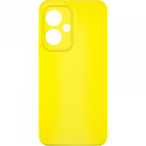 Чохол Silicone Cover Lakshmi Full Camera (AA) для Xiaomi Redmi 13 4G / Poco M6 4G Жовтий / Flash