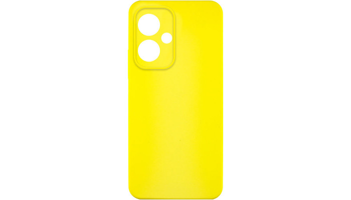 Чохол Silicone Cover Lakshmi Full Camera (AA) для Xiaomi Redmi 13 4G / Poco M6 4G Жовтий / Flash - фото