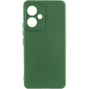 Чохол Silicone Cover Lakshmi Full Camera (AA) для Xiaomi Redmi 13 4G / Poco M6 4G Зелений / Dark green