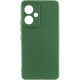 Чехол Silicone Cover Lakshmi Full Camera (AA) для Xiaomi Redmi 13 4G / Poco M6 4G Зеленый / Dark green - фото