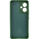 Чехол Silicone Cover Lakshmi Full Camera (AA) для Xiaomi Redmi 13 4G / Poco M6 4G Зеленый / Dark green - фото