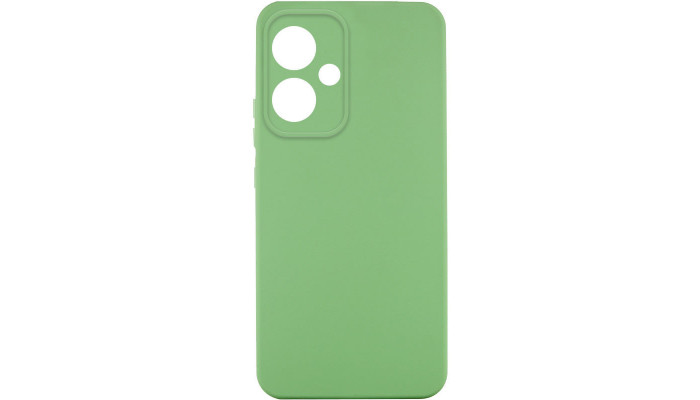 Чехол Silicone Cover Lakshmi Full Camera (AA) для Xiaomi Redmi 13 4G / Poco M6 4G Зеленый / Pistachio - фото