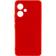 Чехол Silicone Cover Lakshmi Full Camera (AA) для Xiaomi Redmi 13 4G / Poco M6 4G Красный / Red - фото