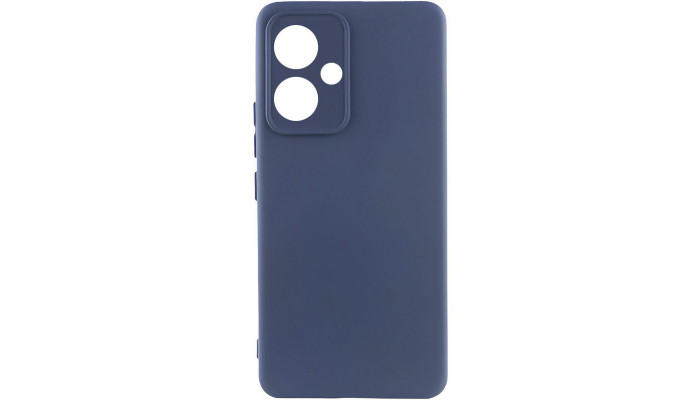 Чехол Silicone Cover Lakshmi Full Camera (AA) для Xiaomi Redmi 13 4G / Poco M6 4G Синий / Midnight Blue - фото