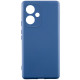 Чохол Silicone Cover Lakshmi Full Camera (AA) для Xiaomi Redmi 13 4G / Poco M6 4G Синій / Navy Blue - фото