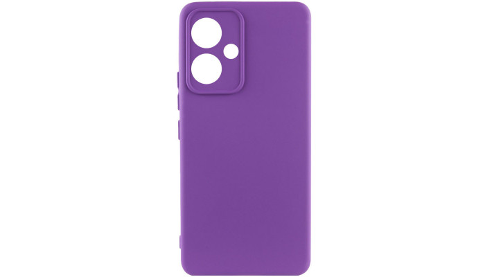 Чехол Silicone Cover Lakshmi Full Camera (AA) для Xiaomi Redmi 13 4G / Poco M6 4G Фиолетовый / Purple - фото