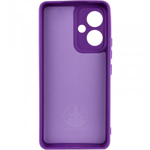 Чехол Silicone Cover Lakshmi Full Camera (AA) для Xiaomi Redmi 13 4G / Poco M6 4G Фиолетовый / Purple