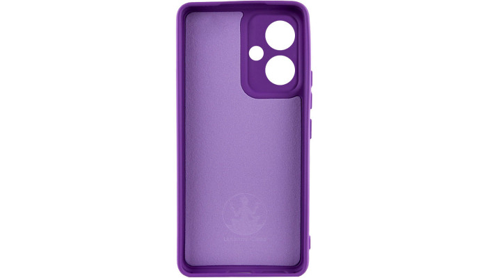 Чехол Silicone Cover Lakshmi Full Camera (AA) для Xiaomi Redmi 13 4G / Poco M6 4G Фиолетовый / Purple - фото