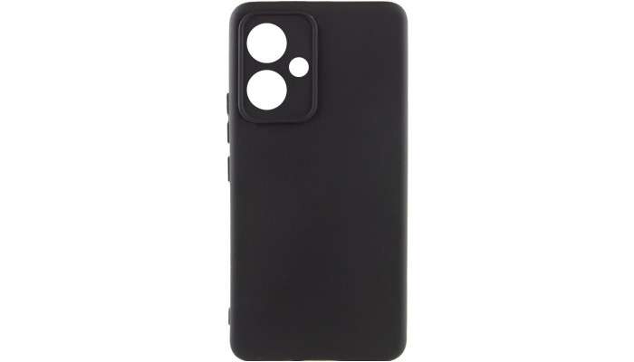 Чохол Silicone Cover Lakshmi Full Camera (AA) для Xiaomi Redmi 13 4G / Poco M6 4G Чорний / Black - фото