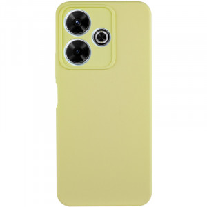 Чехол Silicone Cover Lakshmi Full Camera (AA) для Xiaomi Redmi 13 4G / Poco M6 4G Желтый / Mellow Yellow