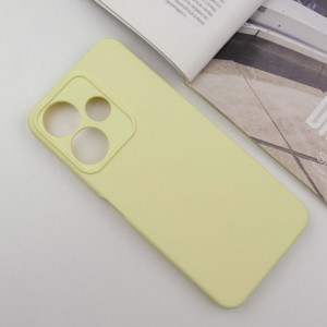 Чехол Silicone Cover Lakshmi Full Camera (AA) для Xiaomi Redmi 13 4G / Poco M6 4G Желтый / Mellow Yellow