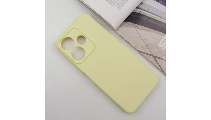 Чохол Silicone Cover Lakshmi Full Camera (AA) для Xiaomi Redmi 13 4G / Poco M6 4G Жовтий / Mellow Yellow - фото