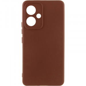 Чехол Silicone Cover Lakshmi Full Camera (AA) для Xiaomi Redmi 13 4G / Poco M6 4G Коричневый / Brown