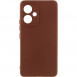 Чохол Silicone Cover Lakshmi Full Camera (AA) для Xiaomi Redmi 13 4G / Poco M6 4G Коричневий / Brown