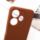 Чехол Silicone Cover Lakshmi Full Camera (AA) для Xiaomi Redmi 13 4G / Poco M6 4G Коричневый / Brown - фото