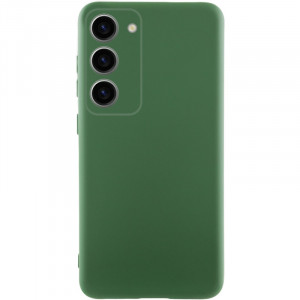 Чохол Silicone Cover Lakshmi Full Camera (AA) для Samsung Galaxy S24 FE Зелений / Dark green