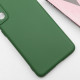 Чохол Silicone Cover Lakshmi Full Camera (AA) для Samsung Galaxy S24 FE Зелений / Dark green - фото