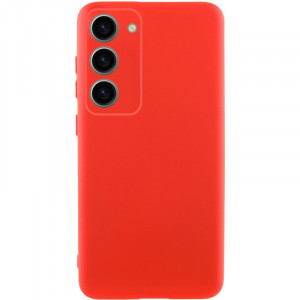 Чехол Silicone Cover Lakshmi Full Camera (AA) для Samsung Galaxy S24 FE Красный / Red