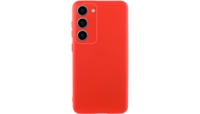 Чохол Silicone Cover Lakshmi Full Camera (AA) для Samsung Galaxy S24 FE Червоний / Red - фото