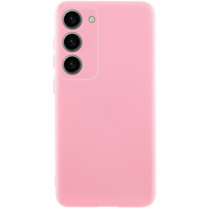 Чохол Silicone Cover Lakshmi Full Camera (AA) для Samsung Galaxy S24 FE Рожевий / Pink