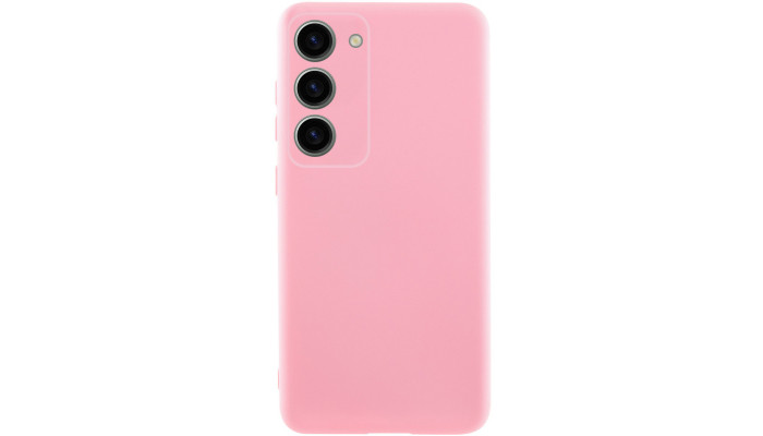 Чохол Silicone Cover Lakshmi Full Camera (AA) для Samsung Galaxy S24 FE Рожевий / Pink - фото