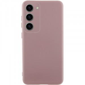 Чохол Silicone Cover Lakshmi Full Camera (AA) для Samsung Galaxy S24 FE Рожевий / Pink Sand