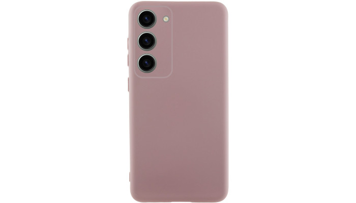 Чохол Silicone Cover Lakshmi Full Camera (AA) для Samsung Galaxy S24 FE Рожевий / Pink Sand - фото