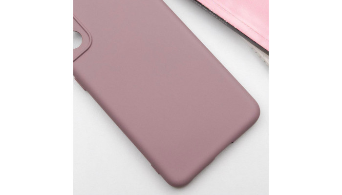 Чехол Silicone Cover Lakshmi Full Camera (AA) для Samsung Galaxy S24 FE Розовый / Pink Sand - фото